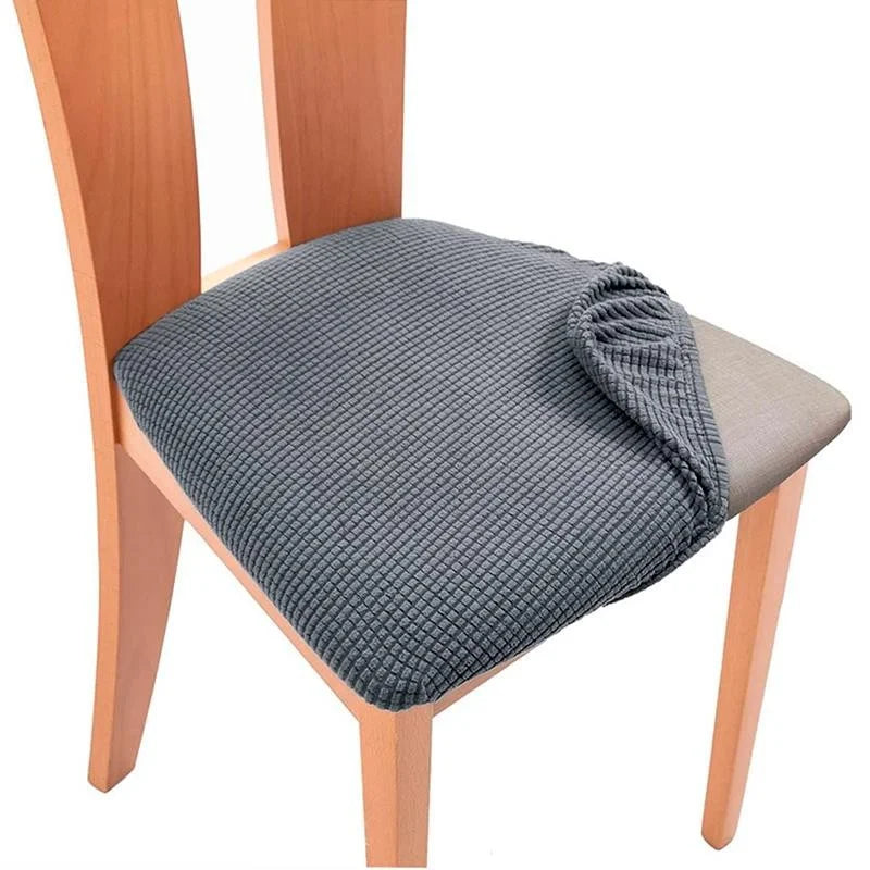 Funda Cubre Silla Elástica para Asiento Lavable - Color Gris